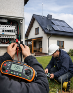 elektryk pomiary instalacji elektrycznej odgromowej andrychów wadowice oświęcim Kęty